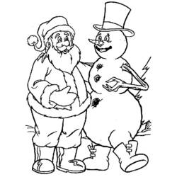 Disegno da colorare: Babbo Natale (Caratteri) #104733 - Pagine da Colorare Stampabili Gratuite