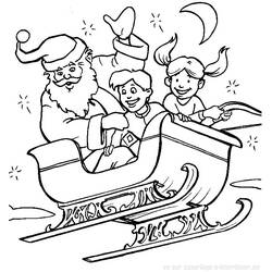 Disegno da colorare: Babbo Natale (Caratteri) #104745 - Pagine da Colorare Stampabili Gratuite