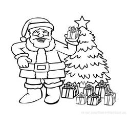 Disegno da colorare: Babbo Natale (Caratteri) #104746 - Pagine da Colorare Stampabili Gratuite