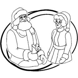 Disegno da colorare: Babbo Natale (Caratteri) #104751 - Pagine da Colorare Stampabili Gratuite