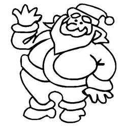 Disegno da colorare: Babbo Natale (Caratteri) #104760 - Pagine da Colorare Stampabili Gratuite