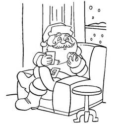 Disegno da colorare: Babbo Natale (Caratteri) #104794 - Pagine da Colorare Stampabili Gratuite