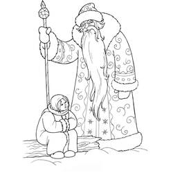 Disegno da colorare: Babbo Natale (Caratteri) #104799 - Pagine da Colorare Stampabili Gratuite