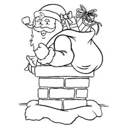 Disegno da colorare: Babbo Natale (Caratteri) #104800 - Pagine da Colorare Stampabili Gratuite