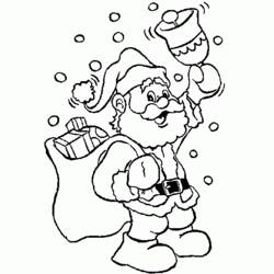 Disegno da colorare: Babbo Natale (Caratteri) #104804 - Pagine da Colorare Stampabili Gratuite