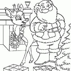Disegno da colorare: Babbo Natale (Caratteri) #104826 - Pagine da Colorare Stampabili Gratuite