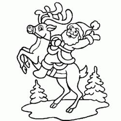Disegno da colorare: Babbo Natale (Caratteri) #104839 - Pagine da Colorare Stampabili Gratuite