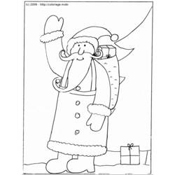 Disegno da colorare: Babbo Natale (Caratteri) #104841 - Pagine da Colorare Stampabili Gratuite