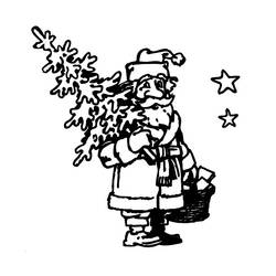 Disegno da colorare: Babbo Natale (Caratteri) #104846 - Pagine da Colorare Stampabili Gratuite