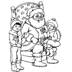 Disegno da colorare: Babbo Natale (Caratteri) #104856 - Pagine da Colorare Stampabili Gratuite