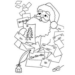 Disegno da colorare: Babbo Natale (Caratteri) #104874 - Pagine da Colorare Stampabili Gratuite