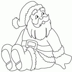 Disegno da colorare: Babbo Natale (Caratteri) #104879 - Pagine da Colorare Stampabili Gratuite