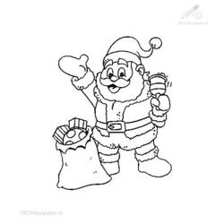 Disegno da colorare: Babbo Natale (Caratteri) #104882 - Pagine da Colorare Stampabili Gratuite