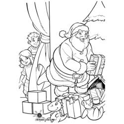 Disegno da colorare: Babbo Natale (Caratteri) #104883 - Pagine da Colorare Stampabili Gratuite