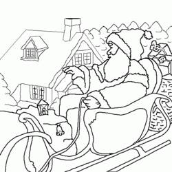 Disegno da colorare: Babbo Natale (Caratteri) #104884 - Pagine da Colorare Stampabili Gratuite