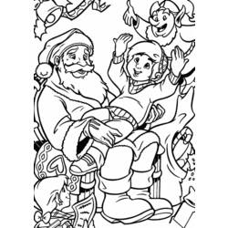 Disegno da colorare: Babbo Natale (Caratteri) #104890 - Pagine da Colorare Stampabili Gratuite