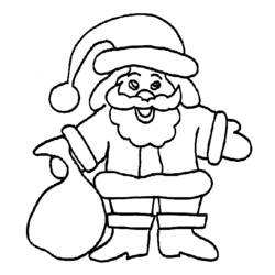 Disegno da colorare: Babbo Natale (Caratteri) #104891 - Pagine da Colorare Stampabili Gratuite
