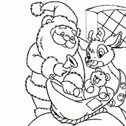 Disegno da colorare: Babbo Natale (Caratteri) #104893 - Pagine da Colorare Stampabili Gratuite
