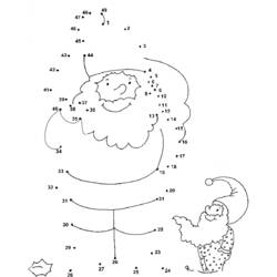 Disegno da colorare: Babbo Natale (Caratteri) #104909 - Pagine da Colorare Stampabili Gratuite