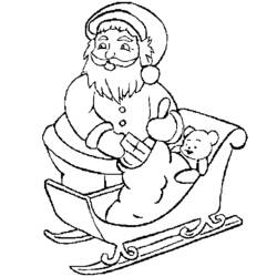 Disegno da colorare: Babbo Natale (Caratteri) #104942 - Pagine da Colorare Stampabili Gratuite