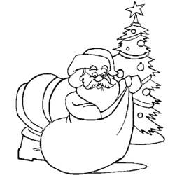Disegno da colorare: Babbo Natale (Caratteri) #104951 - Pagine da Colorare Stampabili Gratuite