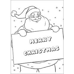 Disegno da colorare: Babbo Natale (Caratteri) #104952 - Pagine da Colorare Stampabili Gratuite