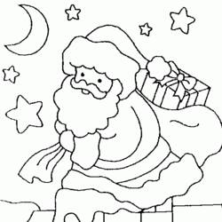 Disegno da colorare: Babbo Natale (Caratteri) #104960 - Pagine da Colorare Stampabili Gratuite