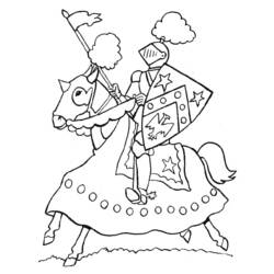 Disegno da colorare: Cavaliere (Caratteri) #86893 - Pagine da Colorare Stampabili Gratuite