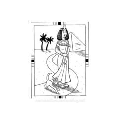 Disegno da colorare: Cleopatra (Caratteri) #90562 - Pagine da Colorare Stampabili Gratuite