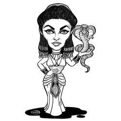 Disegno da colorare: Cleopatra (Caratteri) #90582 - Pagine da Colorare Stampabili Gratuite