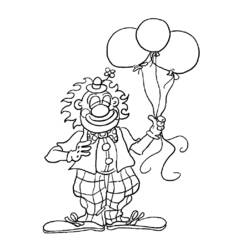 Disegno da colorare: Clown (Caratteri) #90892 - Pagine da Colorare Stampabili Gratuite