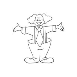 Disegno da colorare: Clown (Caratteri) #91048 - Pagine da Colorare Stampabili Gratuite