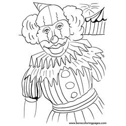 Disegno da colorare: Clown (Caratteri) #91053 - Pagine da Colorare Stampabili Gratuite