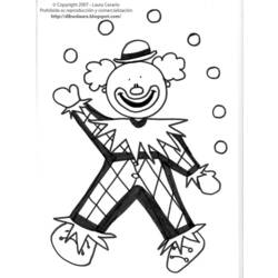 Disegno da colorare: Clown (Caratteri) #91061 - Pagine da Colorare Stampabili Gratuite