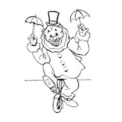 Disegno da colorare: Clown (Caratteri) #91074 - Pagine da Colorare Stampabili Gratuite