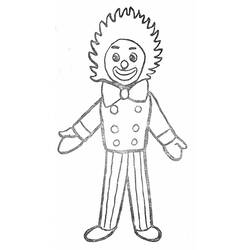 Disegno da colorare: Clown (Caratteri) #91080 - Pagine da Colorare Stampabili Gratuite
