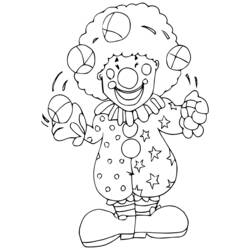 Disegno da colorare: Clown (Caratteri) #91122 - Pagine da Colorare Stampabili Gratuite
