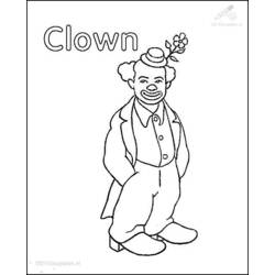 Disegno da colorare: Clown (Caratteri) #91127 - Pagine da Colorare Stampabili Gratuite