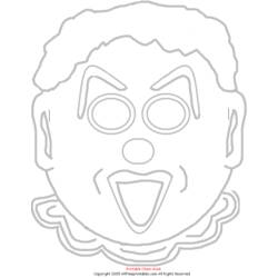 Disegno da colorare: Clown (Caratteri) #91205 - Pagine da Colorare Stampabili Gratuite