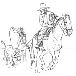 Disegno da colorare: Cowboy (Caratteri) #91414 - Pagine da Colorare Stampabili Gratuite