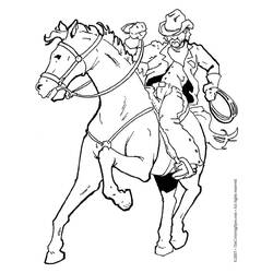 Disegno da colorare: Cowboy (Caratteri) #91443 - Pagine da Colorare Stampabili Gratuite