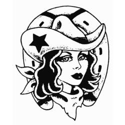 Disegno da colorare: Cowboy (Caratteri) #91500 - Pagine da Colorare Stampabili Gratuite