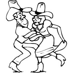 Disegno da colorare: Cowboy (Caratteri) #91506 - Pagine da Colorare Stampabili Gratuite