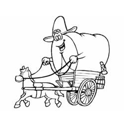 Disegno da colorare: Cowboy (Caratteri) #91508 - Pagine da Colorare Stampabili Gratuite