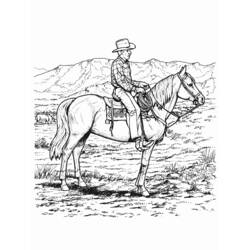 Disegno da colorare: Cowboy (Caratteri) #91518 - Pagine da Colorare Stampabili Gratuite