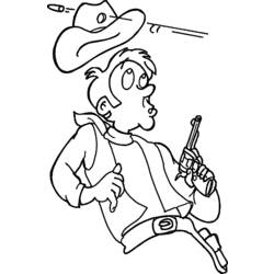 Disegno da colorare: Cowboy (Caratteri) #91538 - Pagine da Colorare Stampabili Gratuite