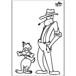 Disegno da colorare: Cowboy (Caratteri) #91555 - Pagine da Colorare Stampabili Gratuite