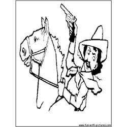 Disegno da colorare: Cowboy (Caratteri) #91579 - Pagine da Colorare Stampabili Gratuite