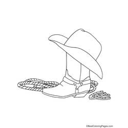 Disegno da colorare: Cowboy (Caratteri) #91641 - Pagine da Colorare Stampabili Gratuite