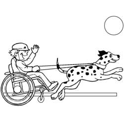 Disegno da colorare: Disabilitato (Caratteri) #98432 - Pagine da Colorare Stampabili Gratuite